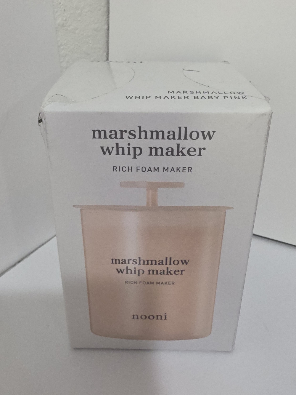 Nooni Marshmallow Whip Maker - Baby Pink Rich Foam Maker